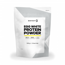 Poudre de protéines de blancs d'œuf - Body&Fit - Naturel - 1 Kg