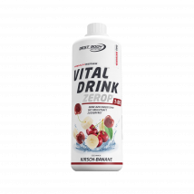 Vital Drink Zerop - Best Body Nutrition - Cerise Banane - 1000 Ml (200 Doses)