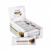 Smart Bars Crunchy - Body&Fit - Nouvelle & Améliorée - Chocolat Caramel - 540 Grammes (12 Barres)