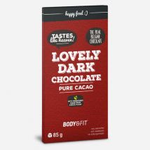 Chocolat noir Smart Chocolate - Extrait de Stevia - Body&Fit - Chocolat Noir - 1,02 Kg (12 Barres)