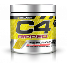 C4 Ripped Pre-Workout - Cellucor - Limonade Cerise Et Citron Vert - 180 Grammes (30 Doses)