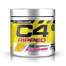 C4 Ripped Pre-Workout - Cellucor - Limonade À La Framboise - 180 Grammes (30 Doses)