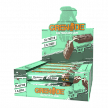 Barres protéinées Carb Killa Bar - Grenade - Chocolat Noir À La Menthe - 720 Grammes (12 Barres)