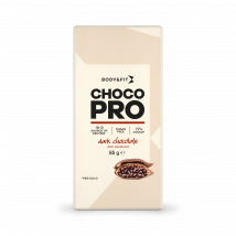 Barre chocolatée ChocoPro - Body&Fit - Chocolat Noir - 1,02 Kg (12 Barres)