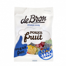Fruit de Poker Sans Sucre - De Bron - Lifestyle Candy - Mélange De Fruits - 90 Grammes