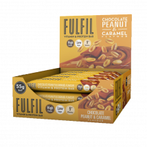 Barre vitamines et protéines | Fulfil Nutrition | Chocolate Peanut & Caramel | 825 grammes (15 barres)