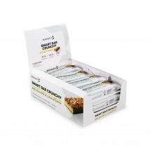 Smart Bars Crunchy - Body&Fit - Nouvelle & Améliorée - Chocolat Au Lait Et Noix De Coco - 540 Grammes (12 Barres)