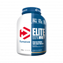 Elite Whey Protein - Dymatize - Cookies Et Crème - 2,1 Kg (58 Shakes)