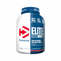 Elite Whey Protein - Dymatize - Strawberry Blast (fraise) - 2,1 Kg (58 Shakes)