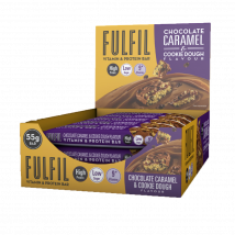 Barre vitamines et protéines - Fulfil Nutrition - Chocolate Caramel & Cookie Dough - 900 Grammes (15 Barres)