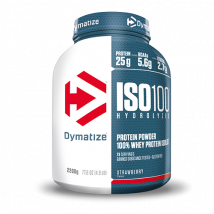 Iso-100 Hydrolyzed - Dymatize - Fraise - 2,2 Kg (73 Doses)