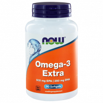 Capsules molles Omega-3 Extra - Now Foods - 90 Capsules Molles