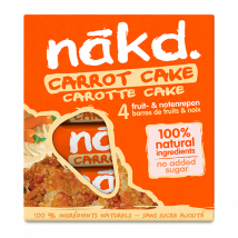 NAKD Bar - Nakd - Gâteau Aux Carottes - 4 Barres (4 Barres)