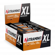 Barre protéinée XL Protein Bar - Nutramino - Chocolat Et Caramel - 1,31 Kg (16 Barres)