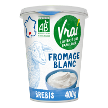 Fromage Blanc De Brebis Nature Bio Vrai