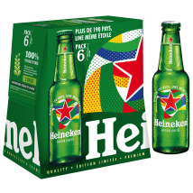 Heineken - Bière Blonde 5% Heineken - 6x25cl