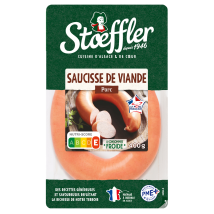 Stoeffler - Saucisse De Viande Porc Et Bœuf Stoeffler - La Barquette De 400g
