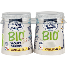 Yaourts De Brebis Vanille Bio Le Petit Basque