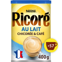 Ricore - Chicorée Et Café Soluble Au Lait Ricore - La Boîte 400g
