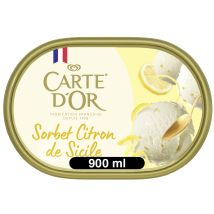 Carte D'or - Sorbet En Bac Citron De Sicile Carte D'or - Le Bac De 900ml