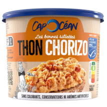 Cap Ocean - Rillettes De Thon Au Chorizo, Pêche Durable Msc Cap Ocean - Le Pot De 140g