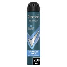 Déodorant Spray Homme Anti-transpirant Cobalt Dry 72h Advanced Protection Rexona Men