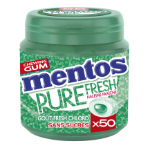 Chewing-gum Pure Fresh Chloro Sans Sucres Mentos
