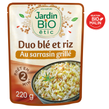 Duo Blé Riz Sarrasin Bio Jardin Bio