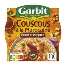 Plat Individuel Couscous à La Marocaine Garbit