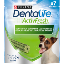 Dentalife - Friandises Pour Chien Adulte Petit <10kg Hygiène Bucco Dentaire Activfresh Dentalife - Le Sachet De 115g