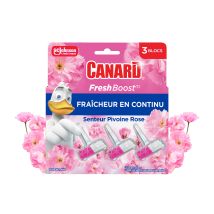 Bloc Wc Pivoine Rose Fresh Boost Canard Wc