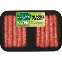 Merguez Pur Boeuf Halal Dabia France