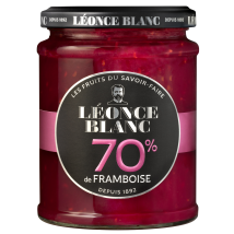 Leonce Blanc - Confiture Framboise Allégée En Sucres Leonce Blanc - Le Pot De 320 G