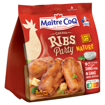 Maitre Coq - Ribs De Poulet Cuits Natures Maitre Coq - Le Sachet De 400g