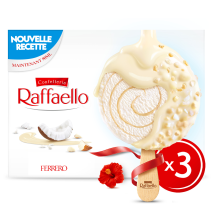 Glaces Bâtonnets Coco Amandes Raffaello