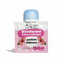 900.care - Déodorant À Eco-recharger Zéro Alcool Actifs Anti-odeurs Parfum Hibiscus 900.care - Le Sachet De 50ml