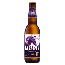 Bière Blonde 8% La Bete