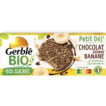 Biscuit Petit'dej Chocolat Banane Gerble Bio