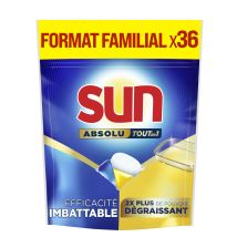 Lave-vaisselle Capsules Absolu Tout En 1 Dégraissant Sun