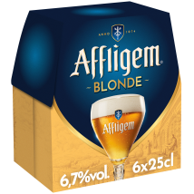 Affligem - Bière Blonde D'abbaye 6,7% Affligem - 6x25cl