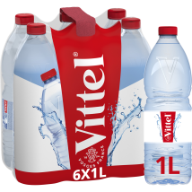 Vittel - Eau Minérale Naturelle Plate Vittel - 6x1l