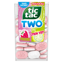 Bonbons Two Fraise Citron 38 Pastilles Tic Tac