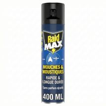 Insecticide Spray Max Mouches Et Moustiques Raid