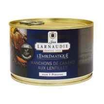 Jean Larnaudie - Manchons De Canard Aux Lentilles Jean Larnaudie - La Boite De 410g