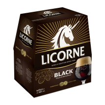 Bière Brune Black 6,0% Licorne