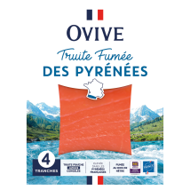 Ovive - Truite Fumée Des Pyrénées Ovive - Le Paquet De 4 Tranches - 120 G