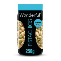 Wonderful - Pistaches Grillées Sans Sel Wonderful - Le Sachet De 250g