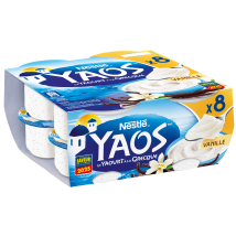Yaos - Yaourts À La Grecque Vanille Yaos - Les 8 Pots De 125g