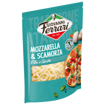 Giovanni Ferrari - Fromage Râpé Mozzarella Et Scamorza Giovanni Ferrari - Le Sachet De 135g