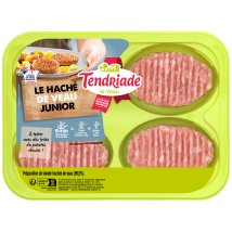 Tendriade - Steaks Hachés De Veau Junior Tendriade - La Barquette De 4 Steaks De 50g - 200g